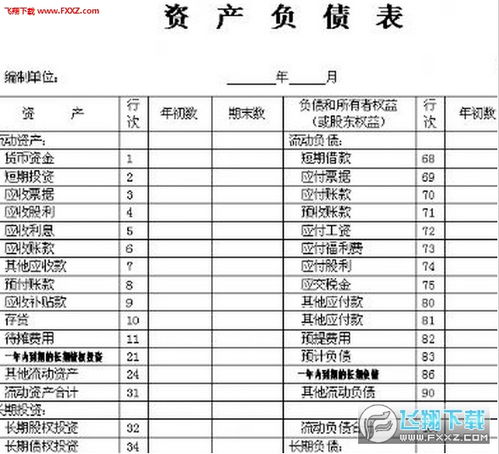 资产负债表模板2022（资产负债表模板2021财政部）